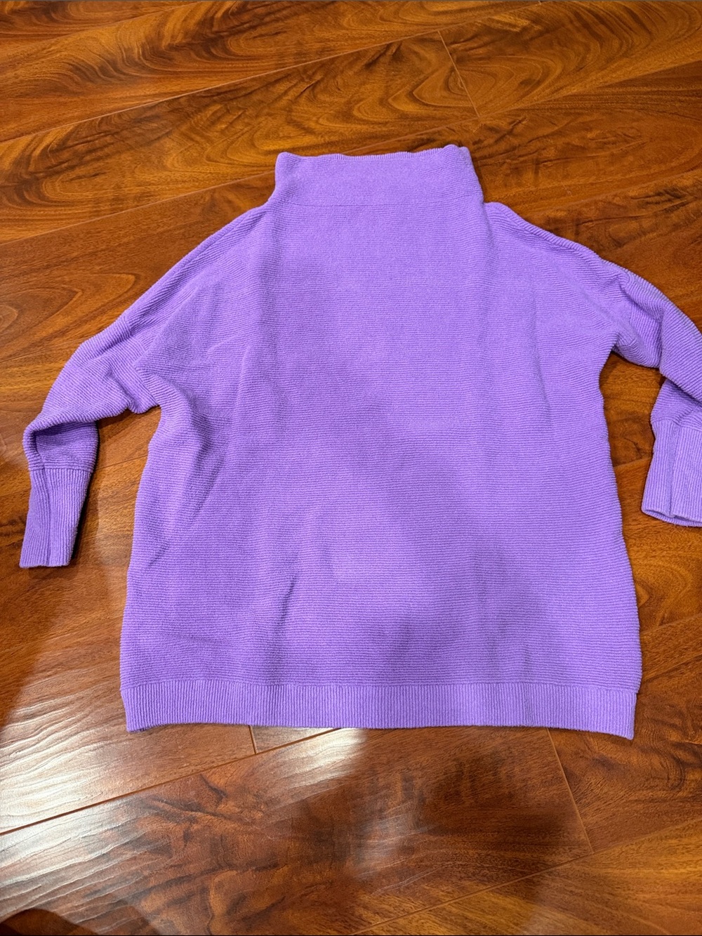 Free People Lavender Turtleneck Sweater